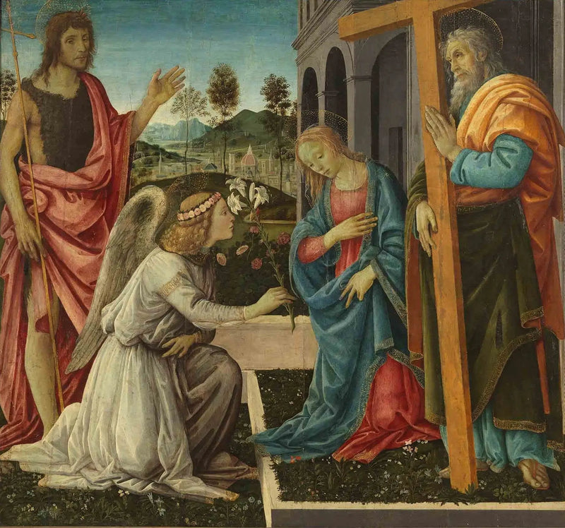 Annunciazione con Sante - Filippino Lippi