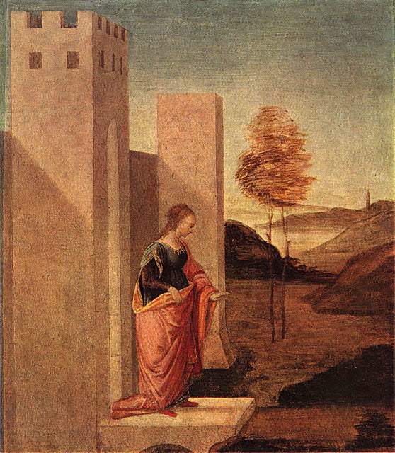 La regina Vashti lascia il palazzo reale - Sandro Botticelli
