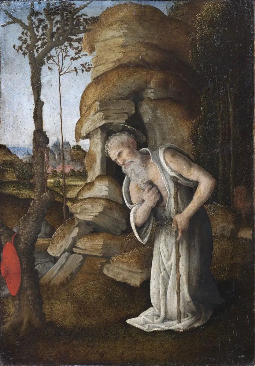Le Saint Jérôme pénitent dans le désert - Filippino Lippi - Alpha Reproduction