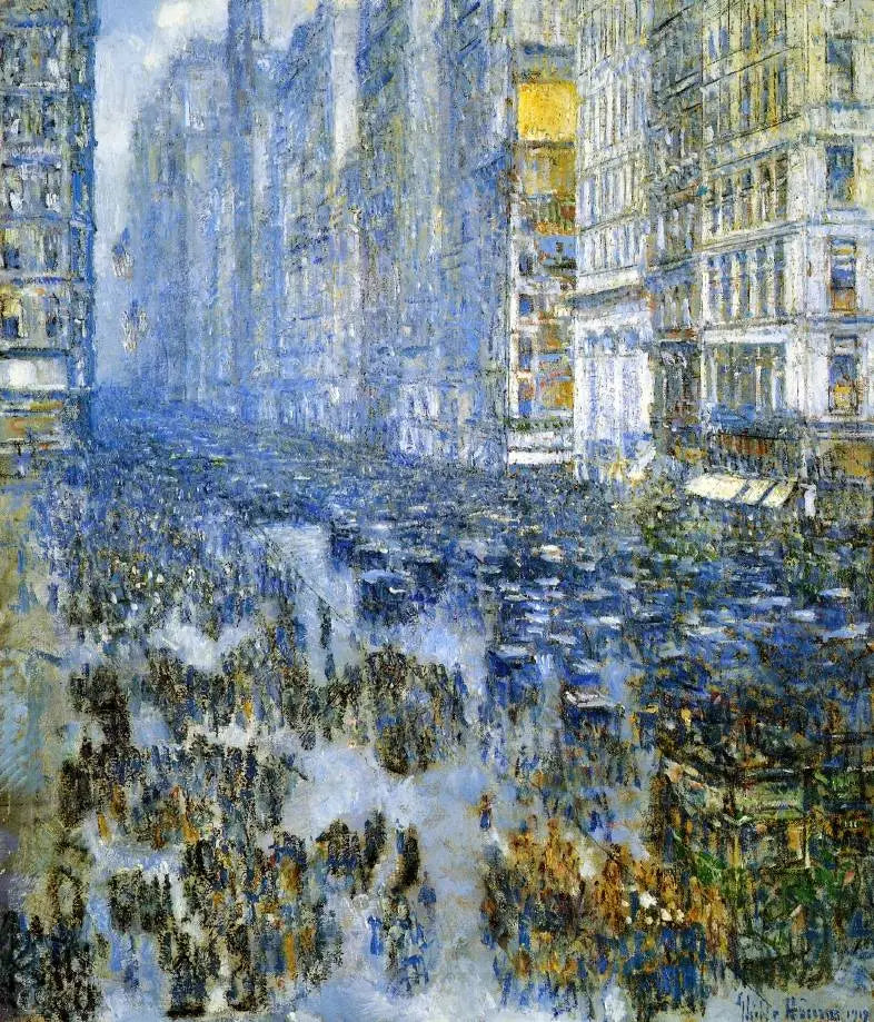 Cinquième Avenue - Childe Hassam - Alpha Reproduction