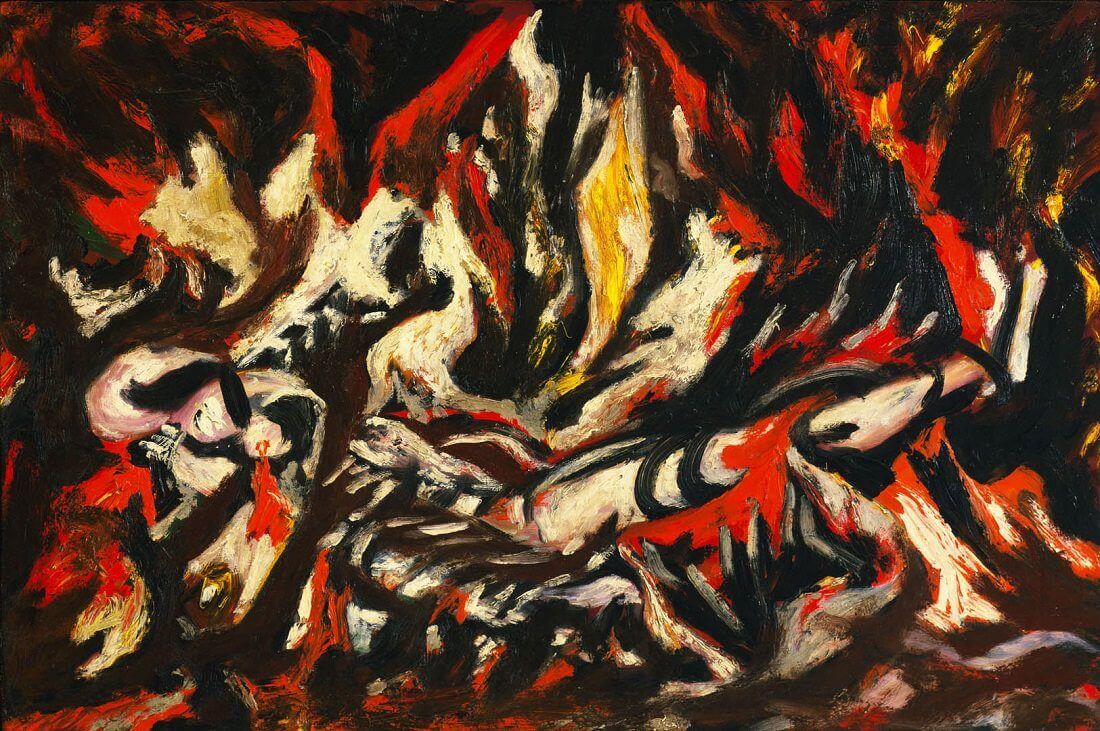 Flamme - Jackson Pollock