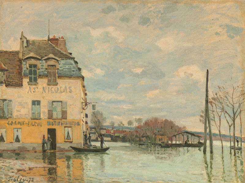 Inondazioni a Port-Marly - Alfred Sisley