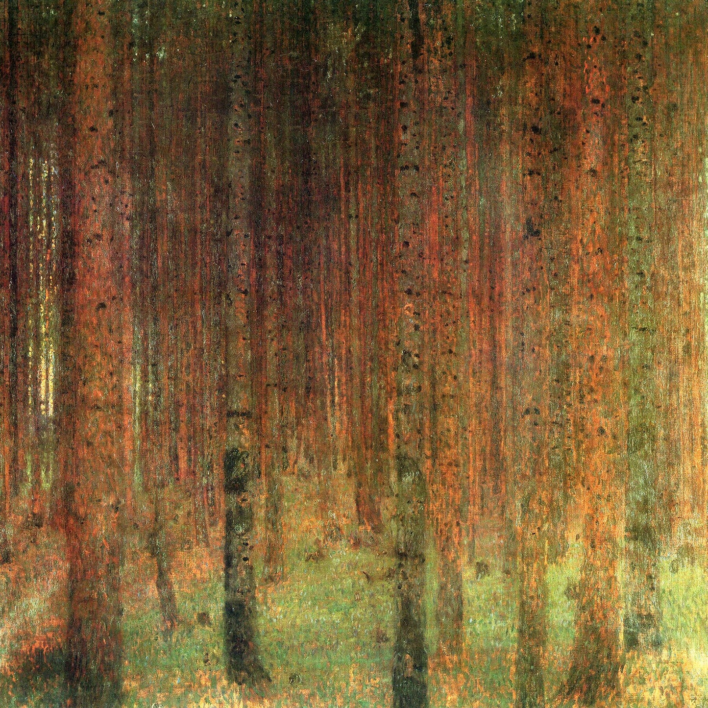 🌲 Foresta di Pini II – Gustav Klimt (circa 1901)