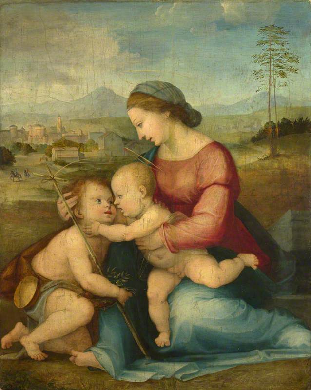 La Vierge à l’Enfant avec Saint Jean - Fra Bartolomeo - Alpha Reproduction