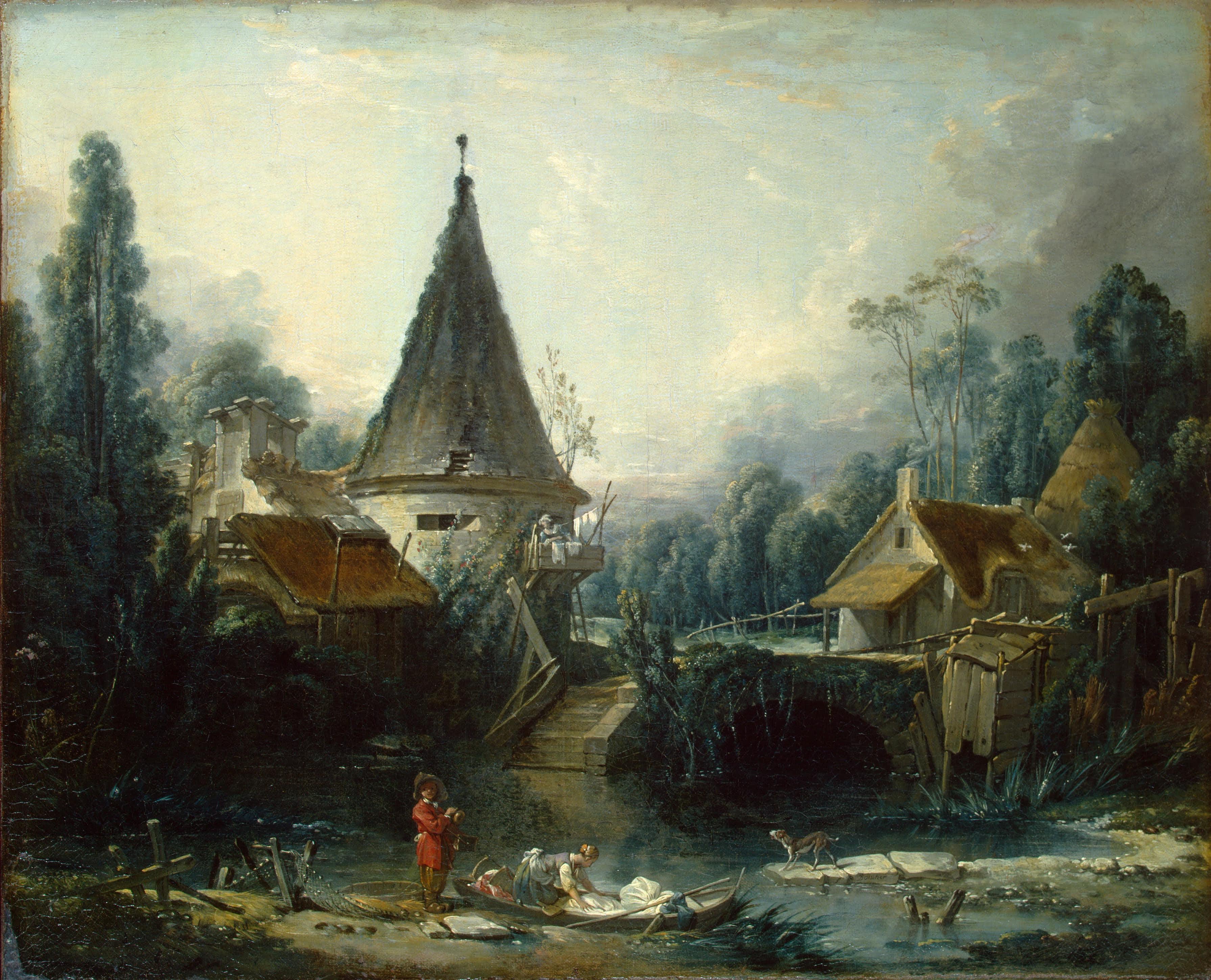 Paysage près de Beauvais - François Boucher