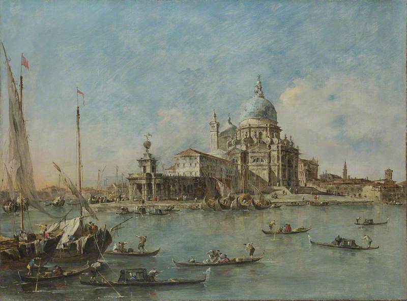 Venise : La Punta della Dogana - Francesco Guardi