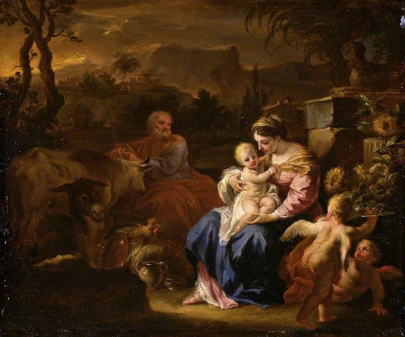 La fuga in Egitto - Francesco Solimena