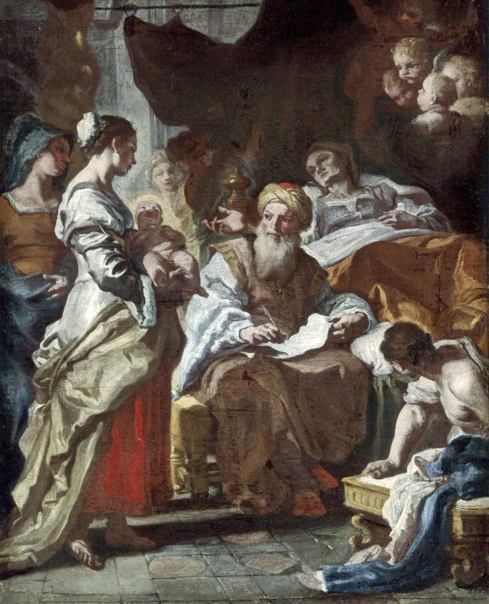 La Nativité de Jean Baptiste - Francesco Solimena - Alpha Reproduction