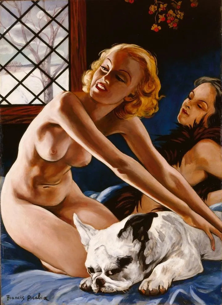 Femmes au bull-dog - Francis Picabia