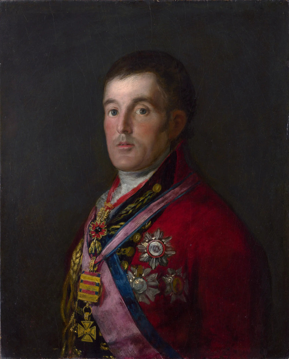 Reproduction du tableau « Portrait du duc de Wellington - Francisco de Goya » par Alpha Reproduction en peinture à l’huile