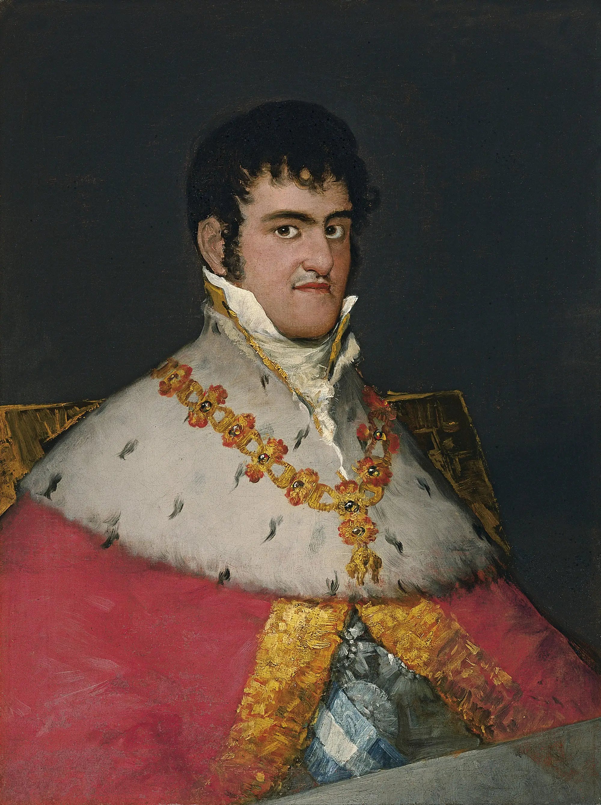 Reproduction du tableau « Portrait de Ferdinand VII - Francisco de Goya » par Alpha Reproduction en peinture à l’huile