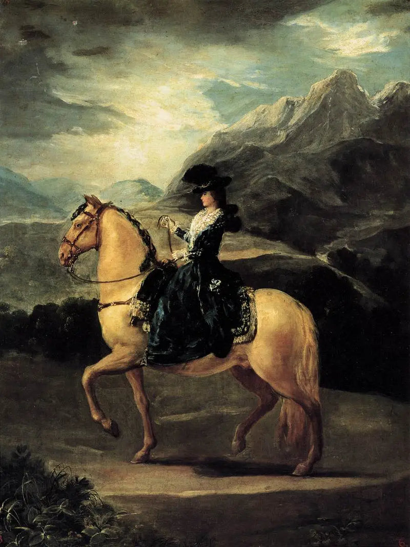 Ritratto di María Teresa de Vallabriga a cavallo - Francisco de Goya