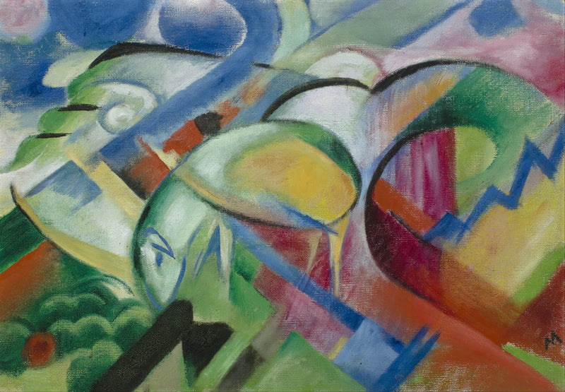 La pecora - Franz Marc
