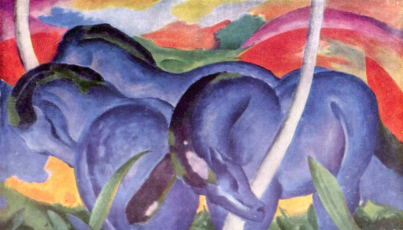I Grandi Cavalli Blu - Franz Marc