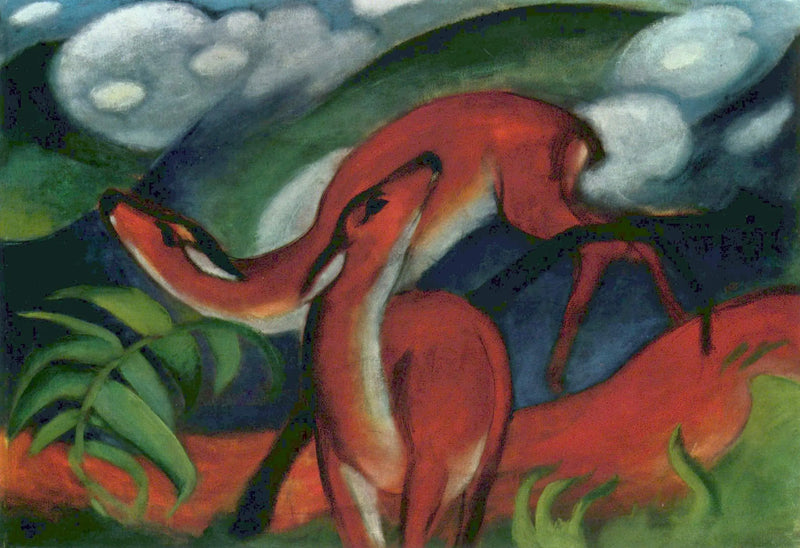 Cervo rosso II - Franz Marc