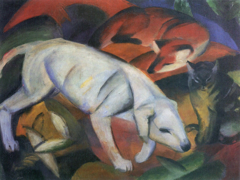 Tre animali - Franz Marc