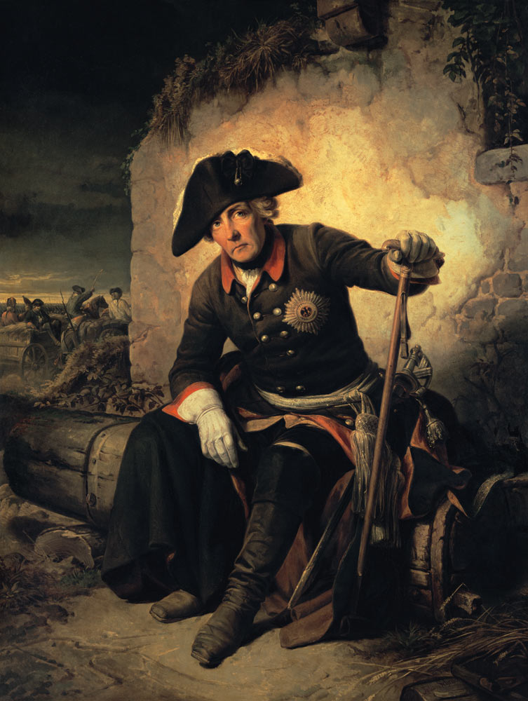 Friedrich II dopo la battaglia di Kolin - Julius Schrader