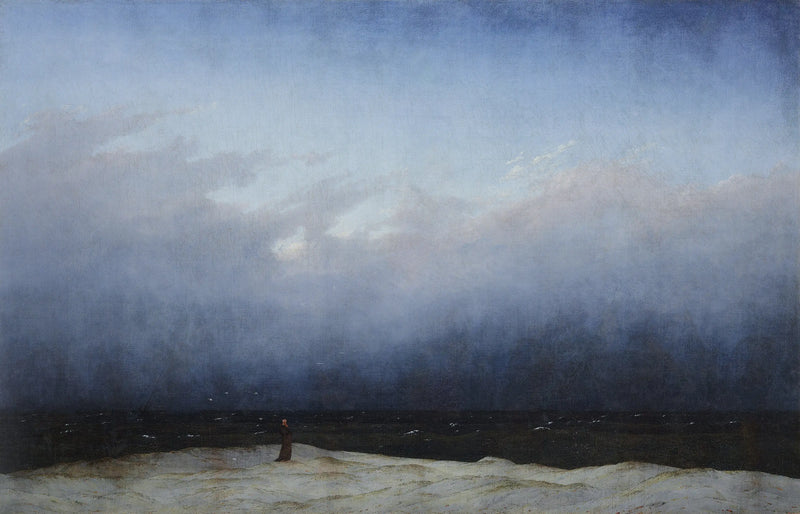Il Monaco sulla riva del mare - Caspar David Friedrich