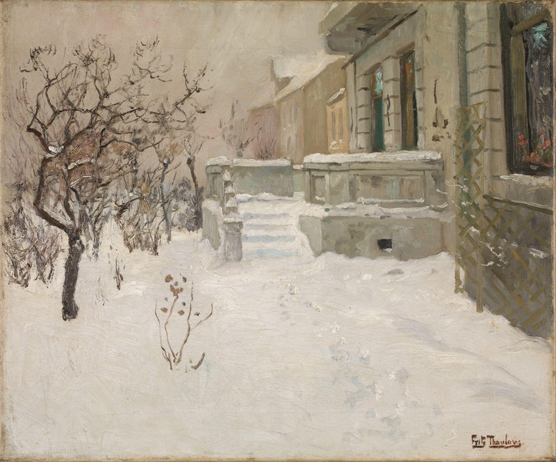 Io e Havetrapp - Frits Thaulow