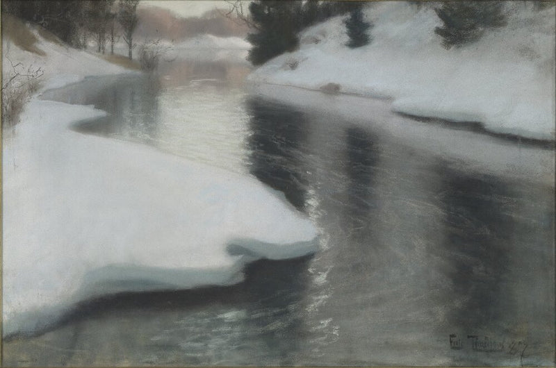 Disgelo primaverile - Frits Thaulow