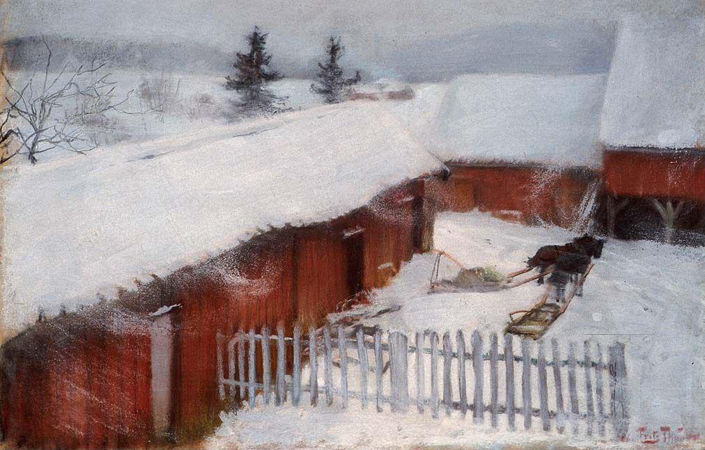 Hiver - Frits Thaulow