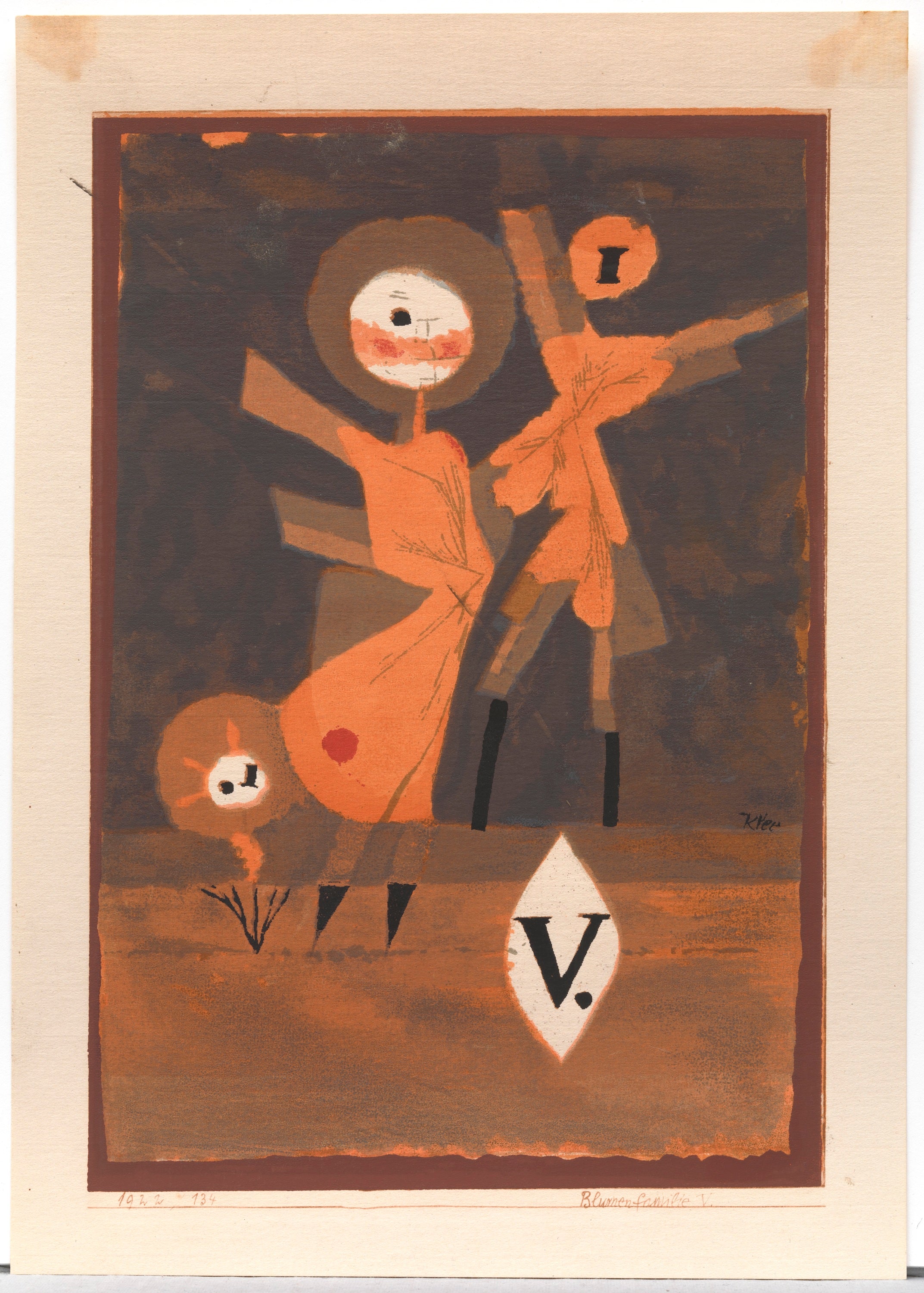Famiglia di fiori V. - Paul Klee