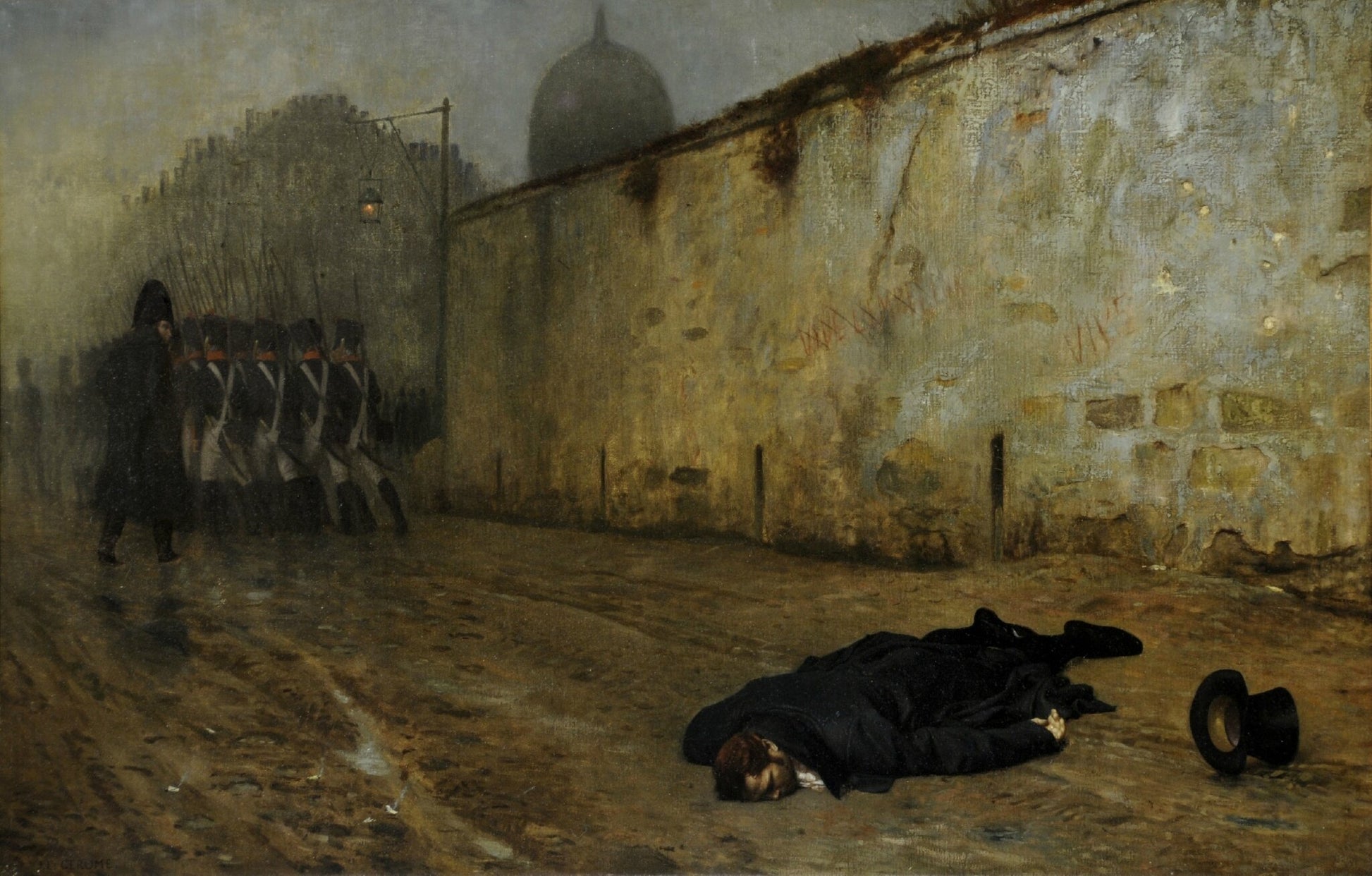 Reproduction du tableau « L'exécution du maréchal Ney - Jean-Léon Gérôme » par Alpha Reproduction en peinture à l’huile