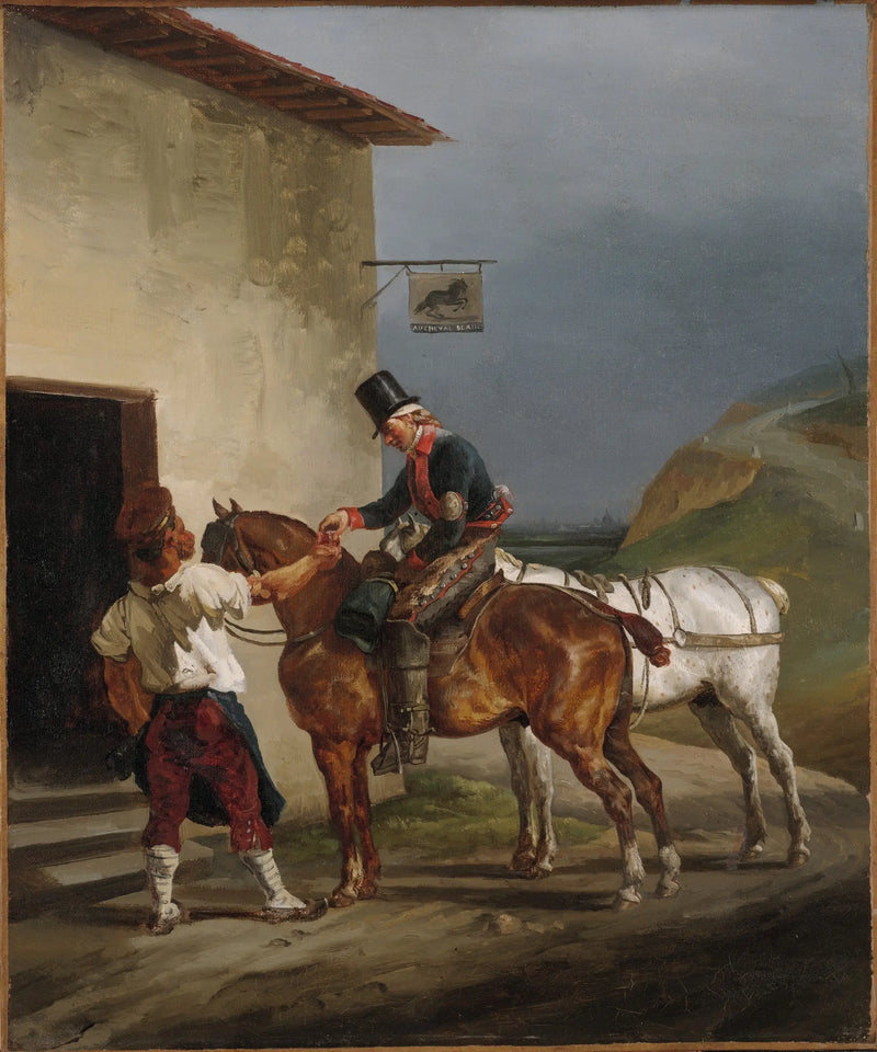 La taverna del Cavallo Bianco - Théodore Géricault