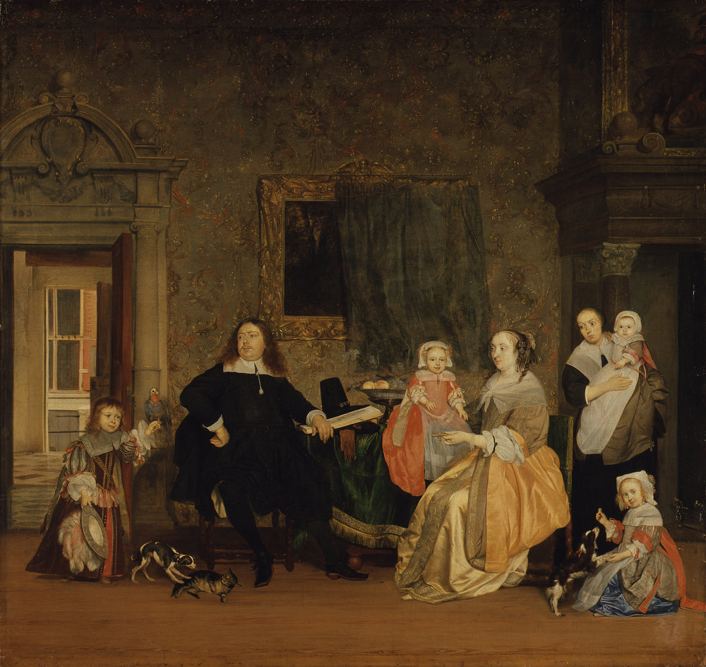 Portrait de la famille Hinlopen - Gabriel Metsu