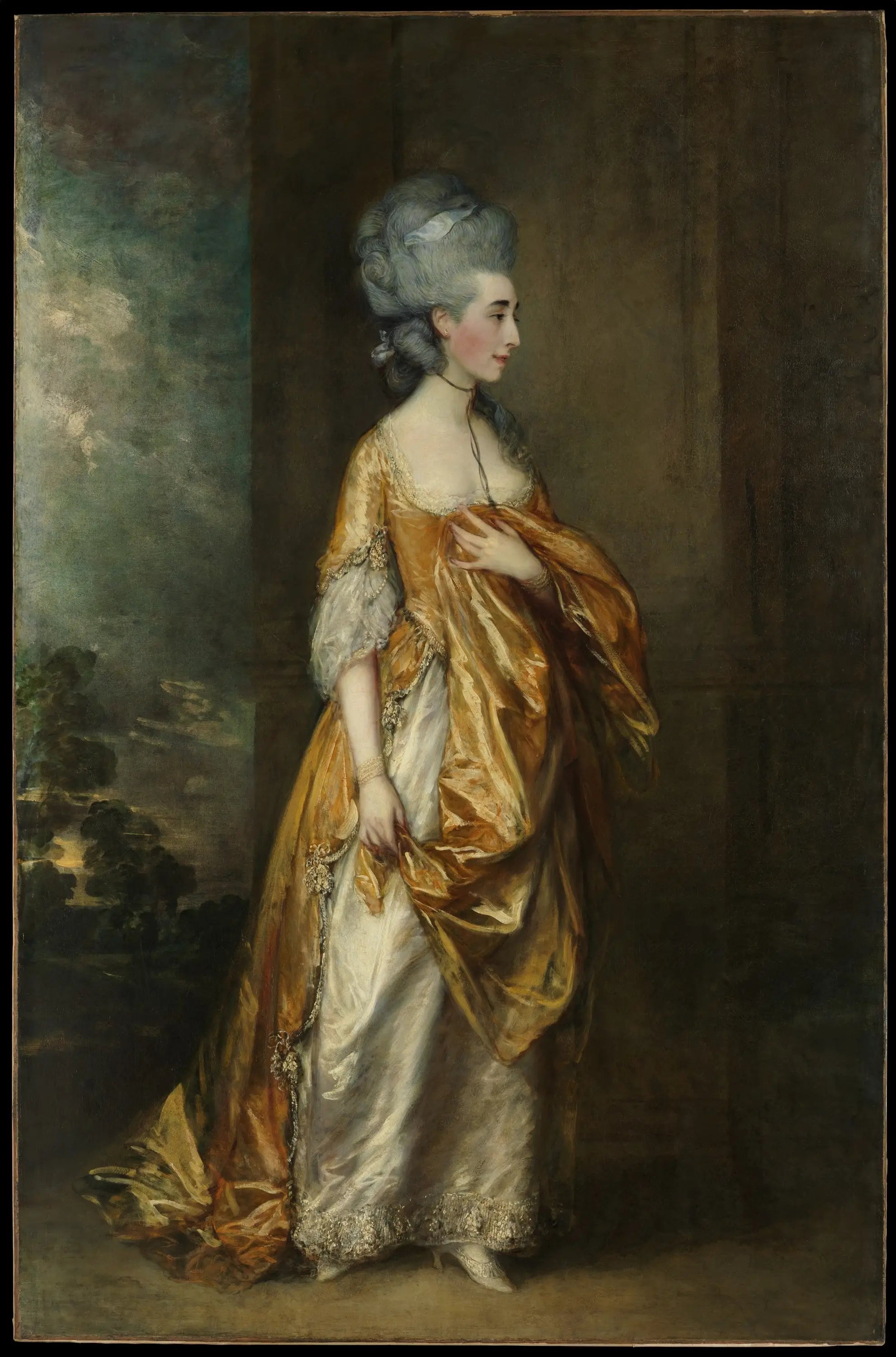 Mme Grace Dalrymple Elliott (1754 ?–1823) - Thomas Gainsborough - Alpha Reproduction