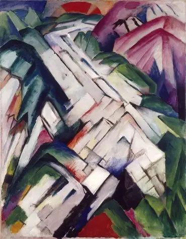 montagne - Franz Marc