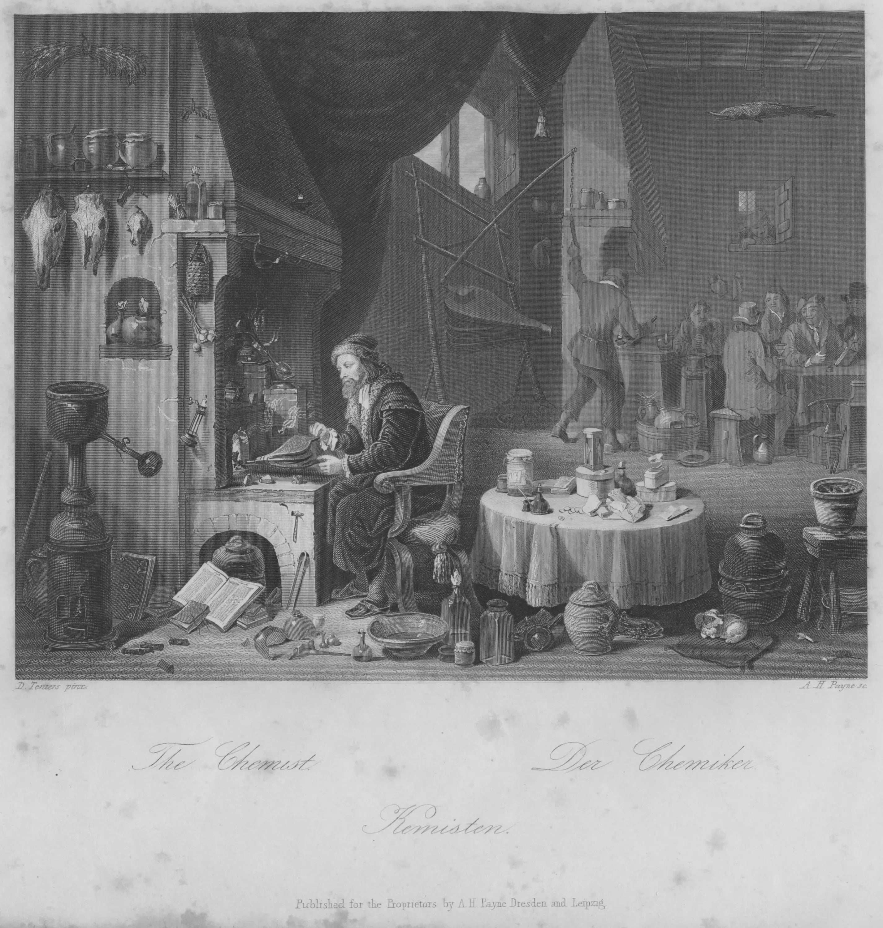 L’Alchimiste - David Teniers le Jeune - Alpha Reproduction