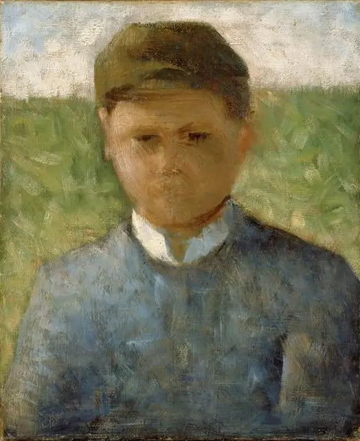 Il piccolo contadino in blu - Georges Seurat
