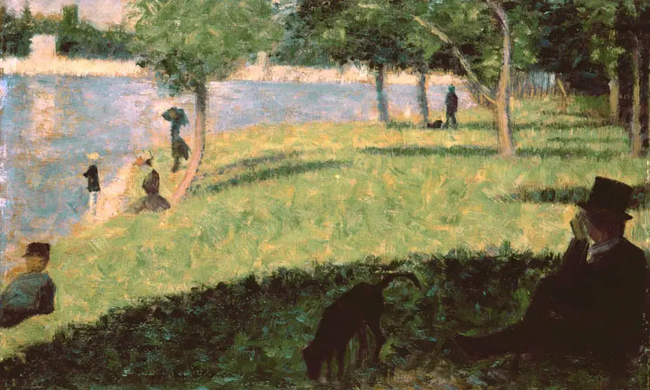 Reproduction du tableau « Étude pour « La Grande-Jatte » - Georges Seurat » par Alpha Reproduction en peinture à l’huile