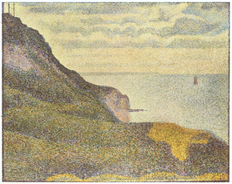 Paesaggio marino a Port-en-Bessin, Normandia - Georges Seurat