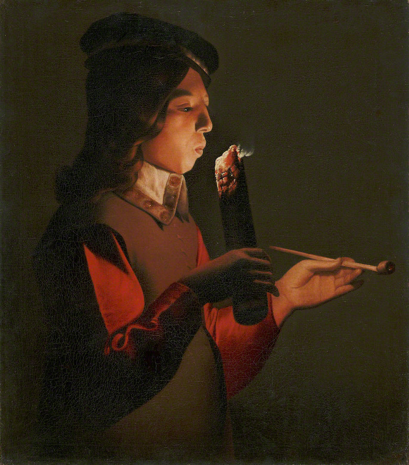 Il Soffiatore con pipa - Georges de La Tour