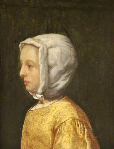 Une femme de profil, peut-être la sœur de l'artiste, Gesina ter Borch - Gerard ter Borch