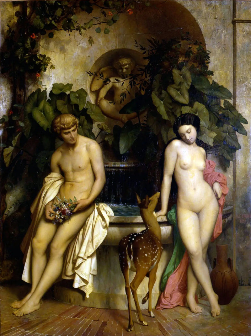 Dafni e Clio - Jean-Léon Gérôme
