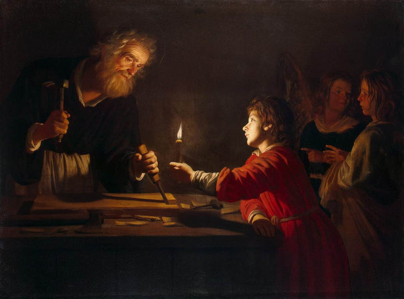 L'infanzia di Cristo - Gerrit van Honthorst