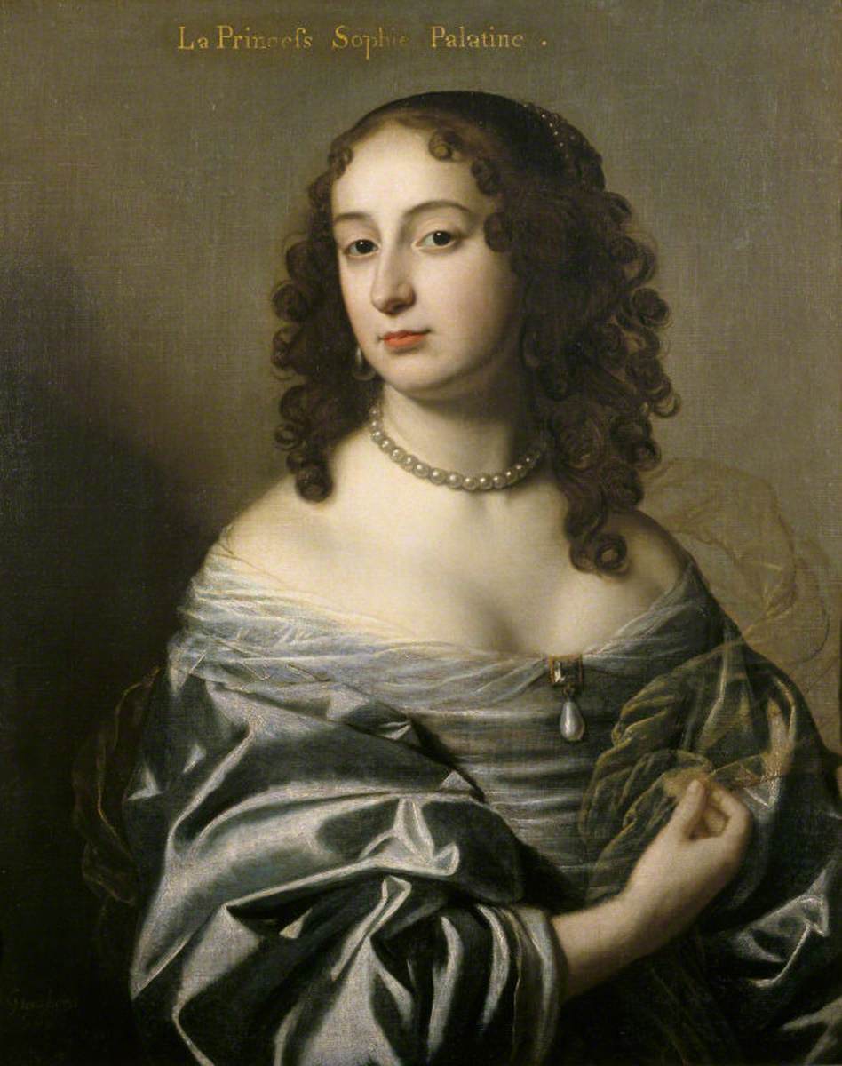 Électrice Sophie princesse palatine épouse d’Ernest Auguste électeur de Hanovre (1630-1714) - Gerrit van Honthorst