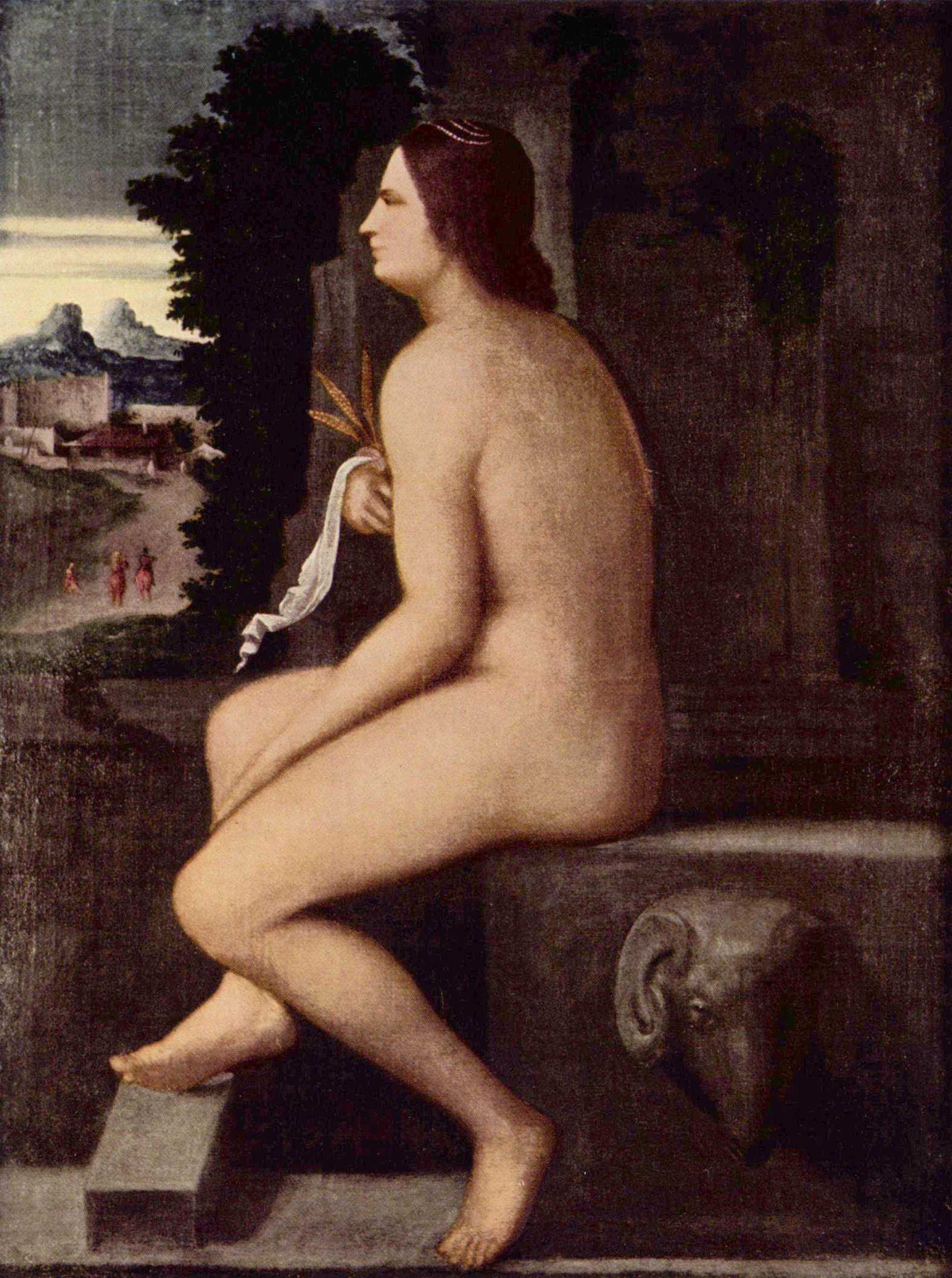 Cérès assise au bord d’une fontaine - Sebastiano del Piombo - Alpha Reproduction