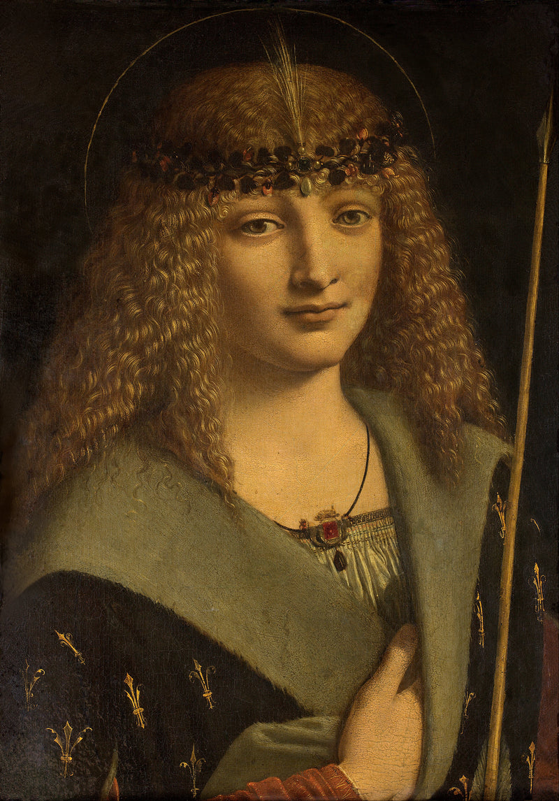 Portrait d'un garçon en saint Sébastien - Giovanni Antonio Boltraffio
