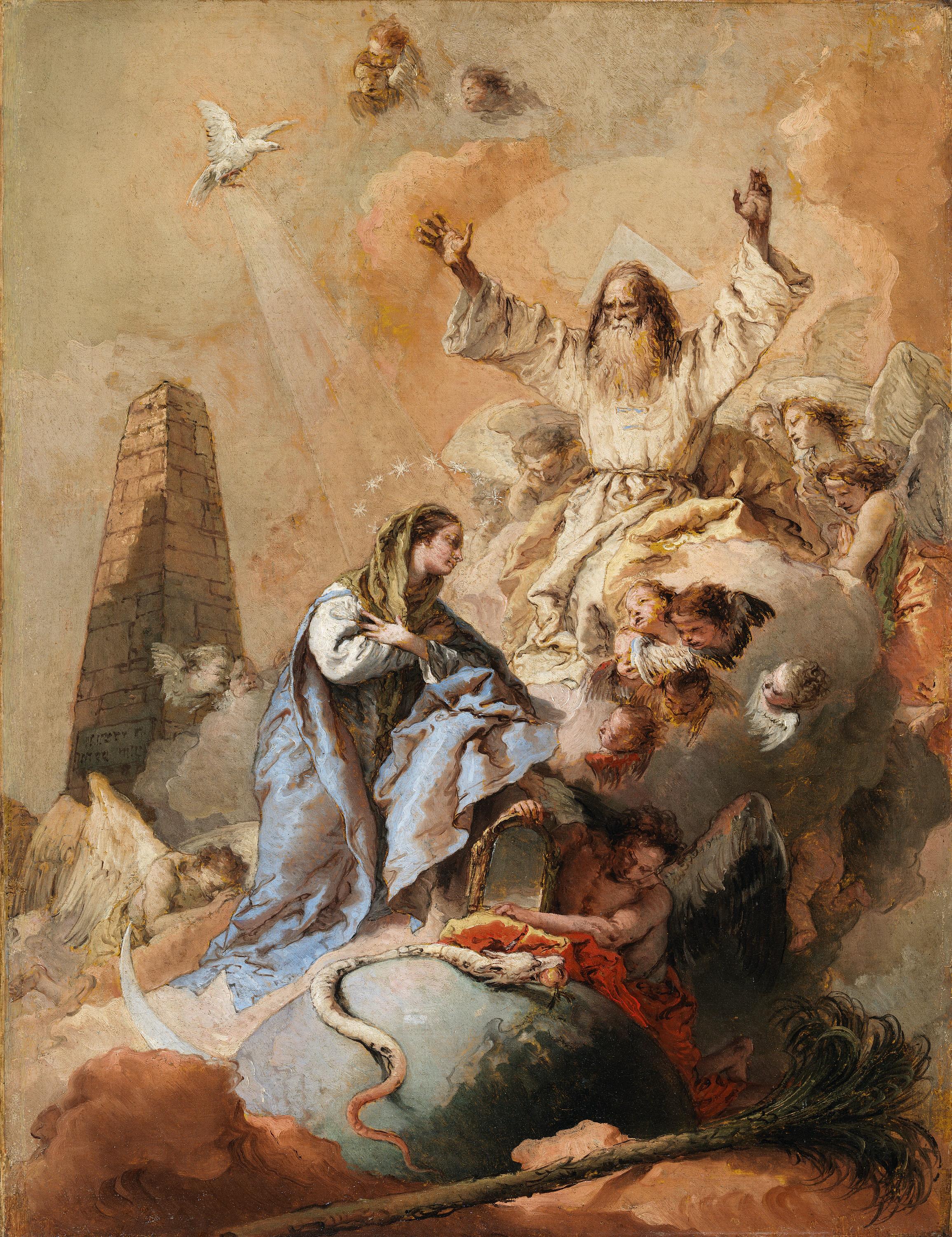 Allégorie de l'Immaculée Conception - Giovanni Battista Tiepolo