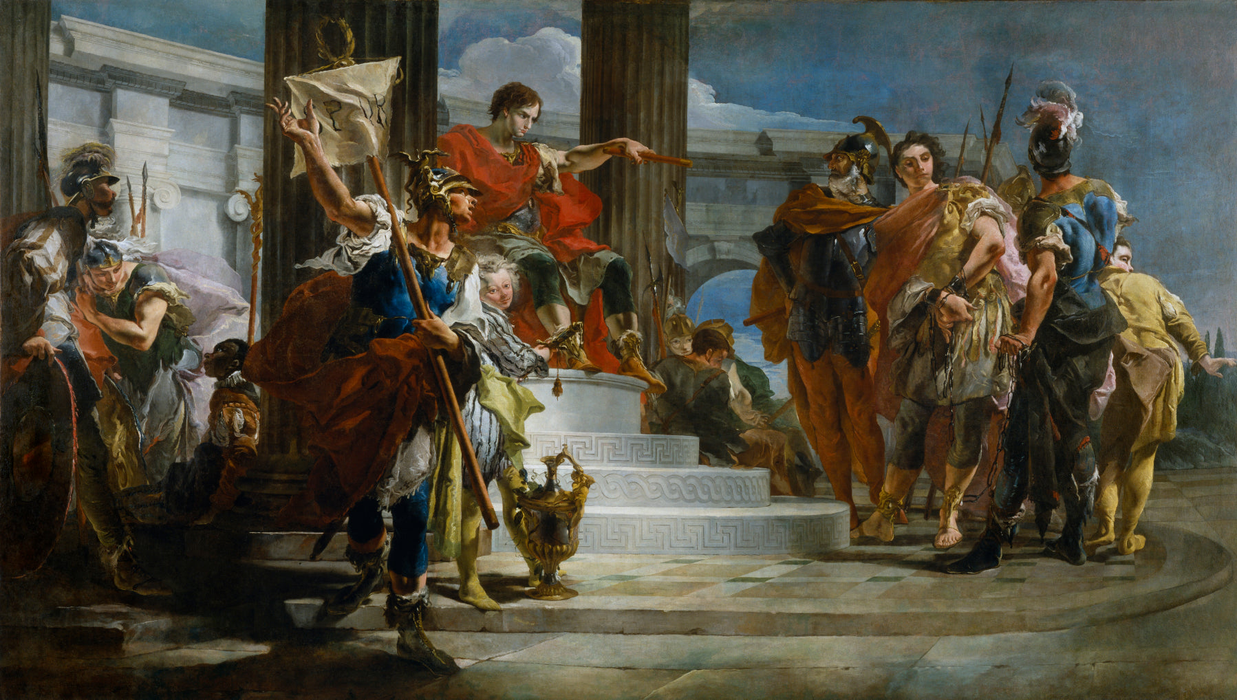 Scipion l'Africain libérant Massiva - Giovanni Battista Tiepolo