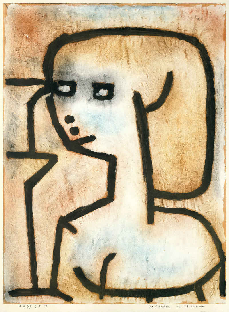 Ragazza in lutto - Paul Klee