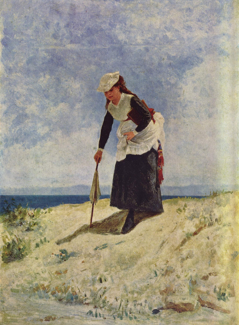 Donna sulla sabbia - Giuseppe De Nittis