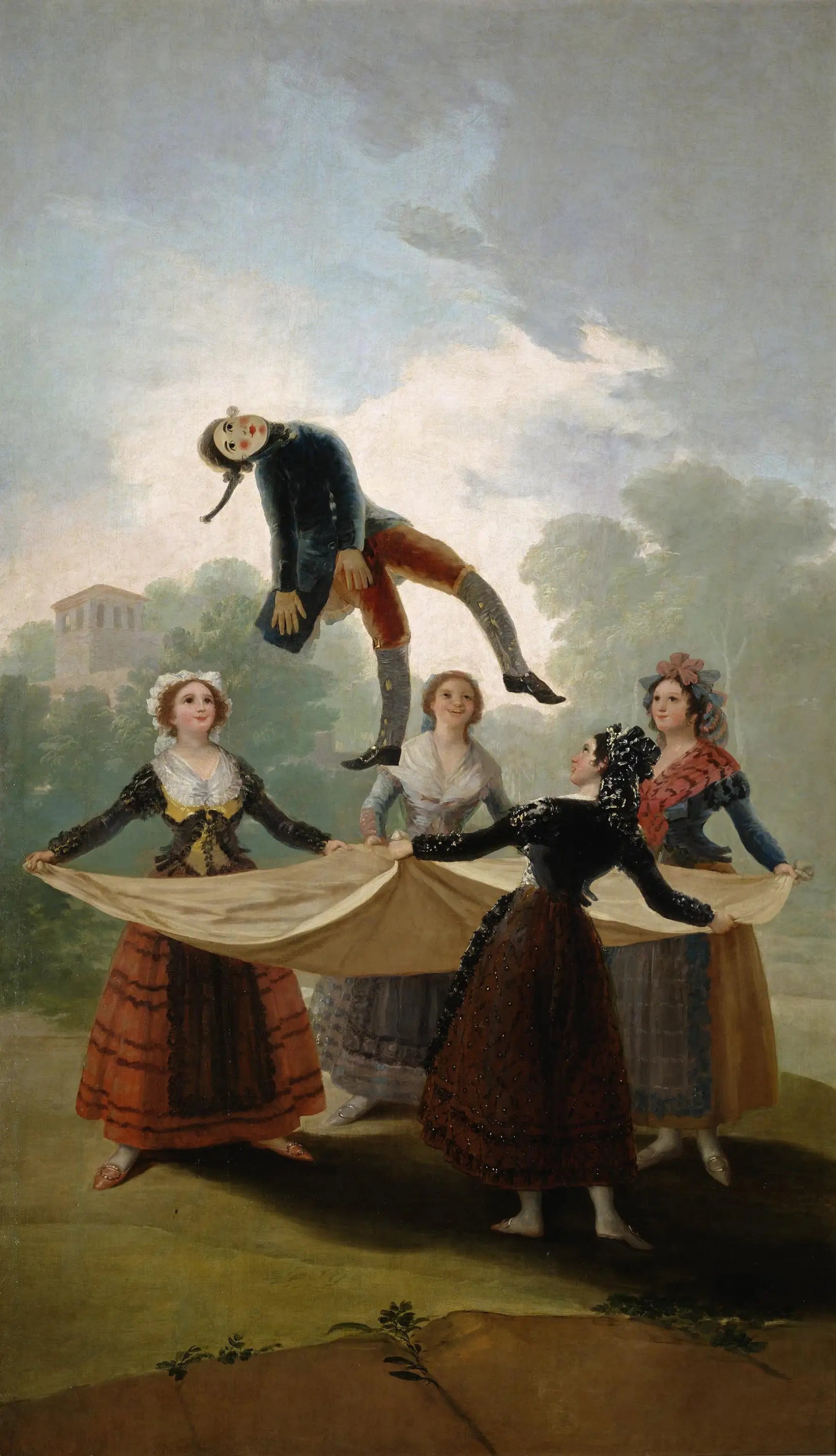 Reproduction du tableau « Le Pantin - Francisco de Goya » par Alpha Reproduction en peinture à l’huile