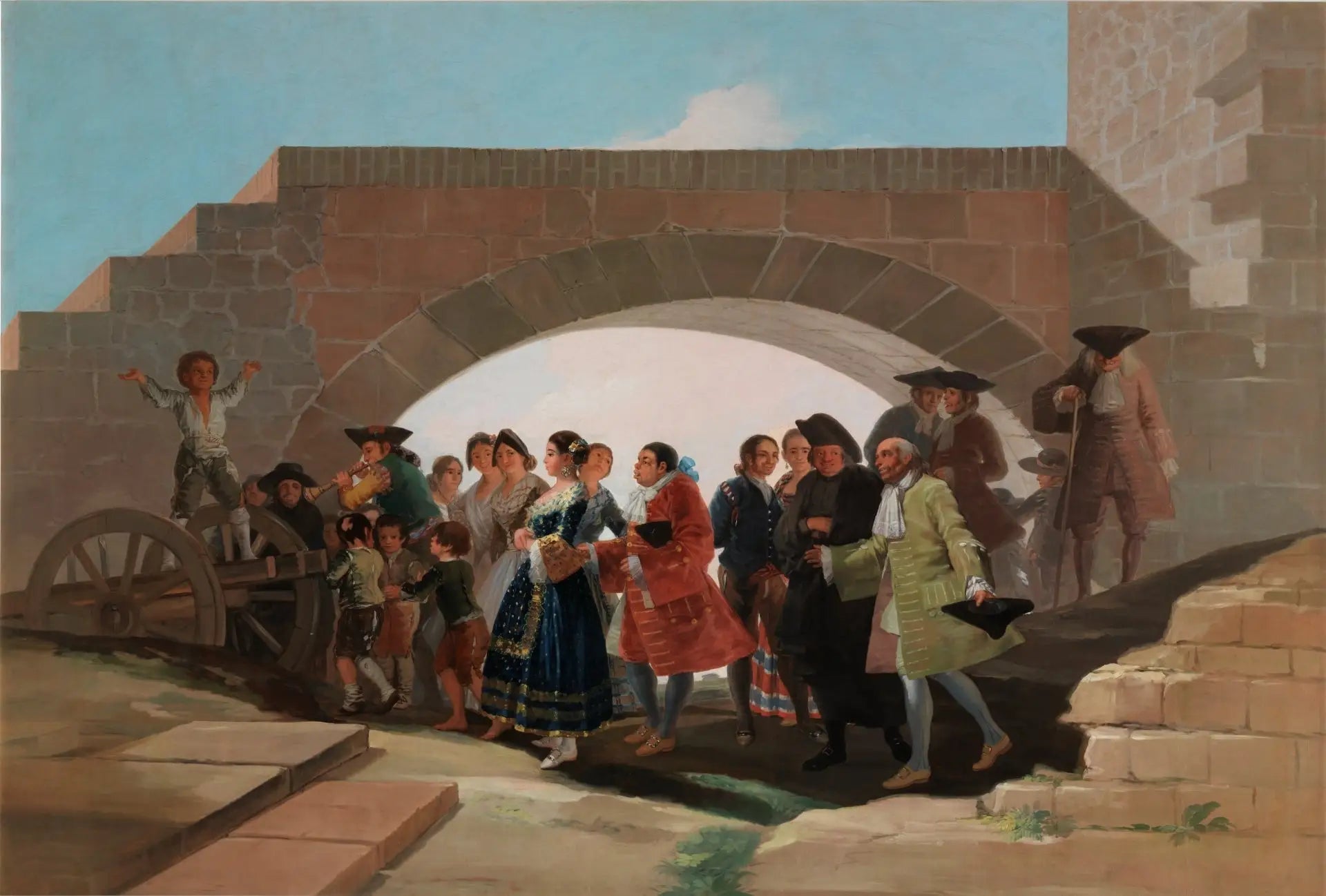 Reproduction du tableau « Le Mariage - Francisco de Goya » par Alpha Reproduction en peinture à l’huile
