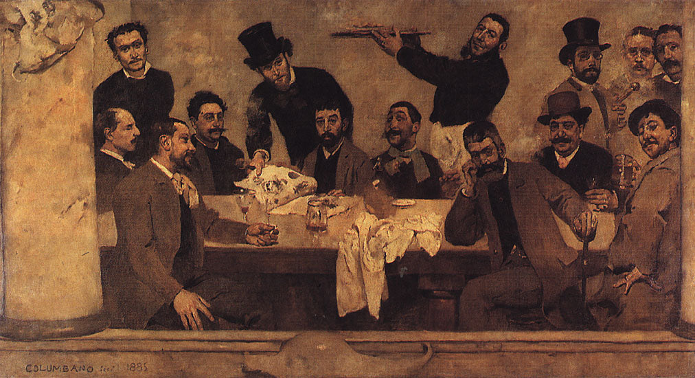 Le Groupe du Lion, Columbano Bordalo Pinheiro, 1885