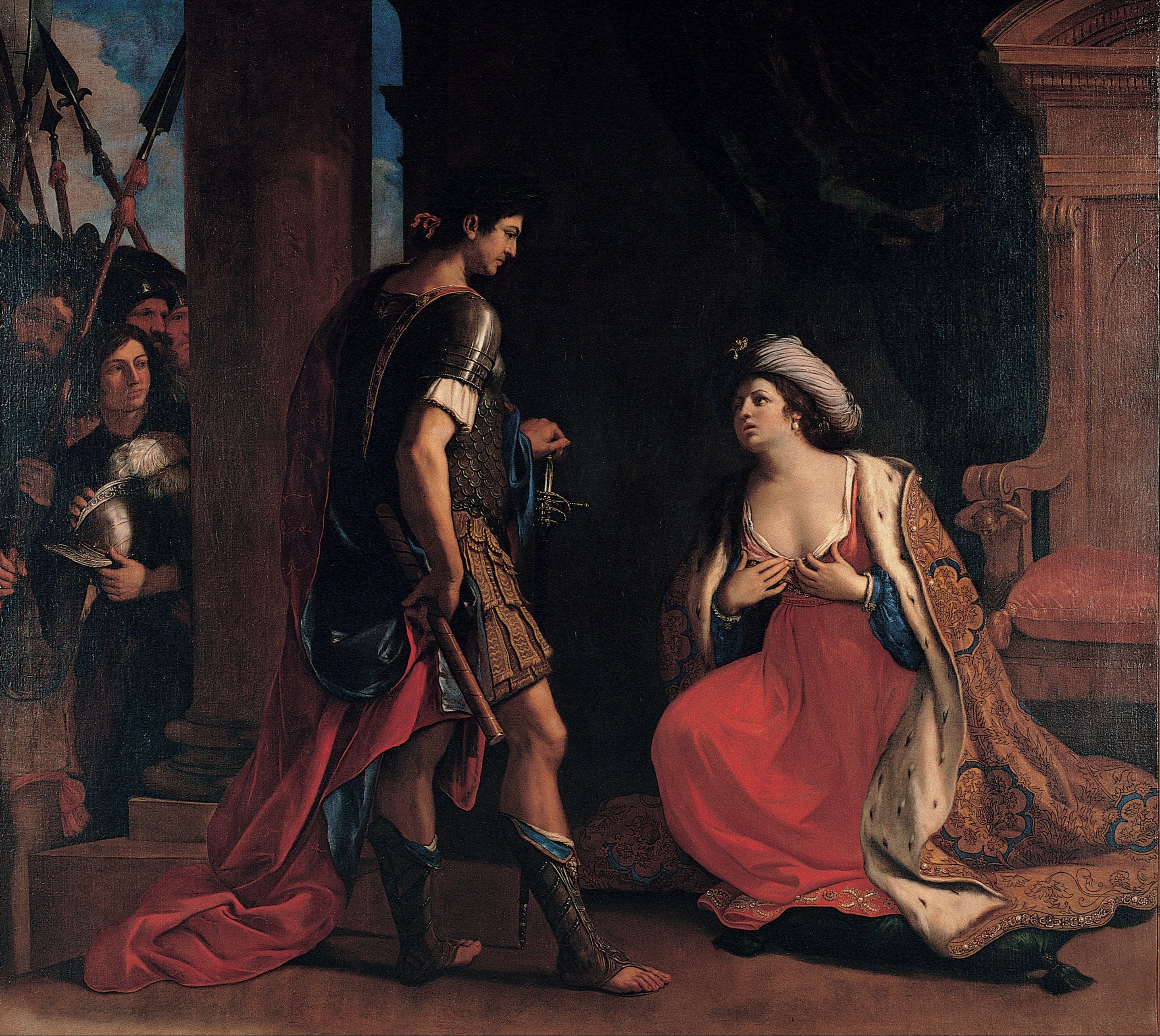 Cléopâtre et Octave - Guercino - Alpha Reproduction